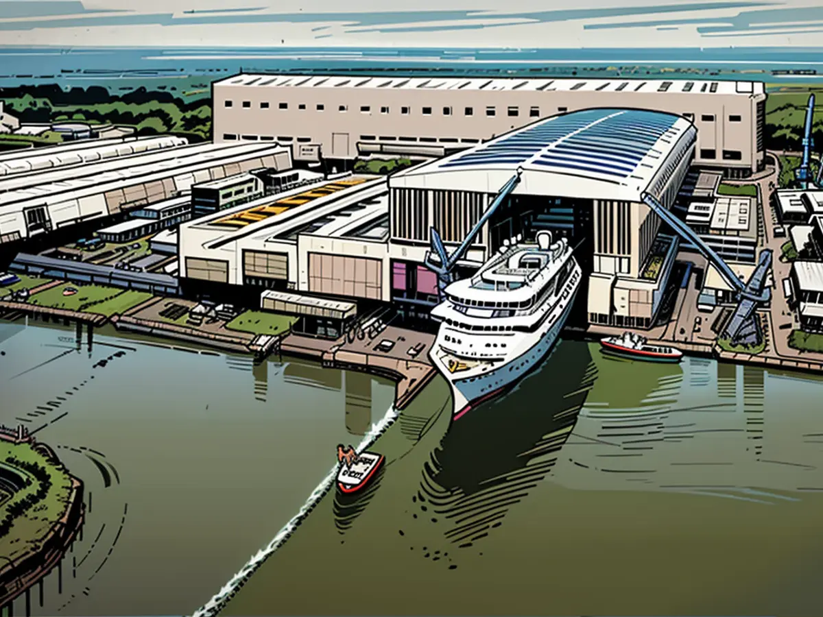 The permanent workforce expands in the shipyard sector.