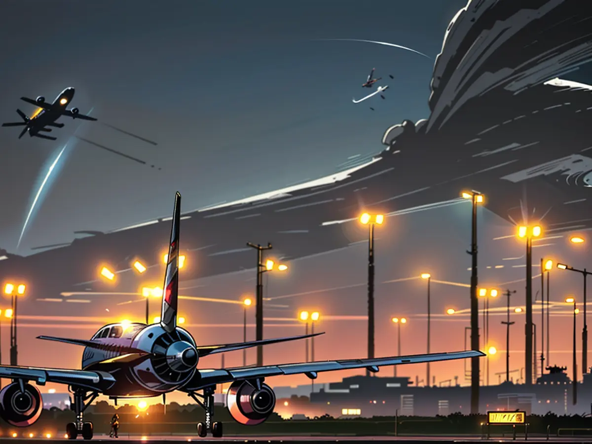 Two wrongdoers hailing from Berlin embark on a journey by air towards Afghanistan.