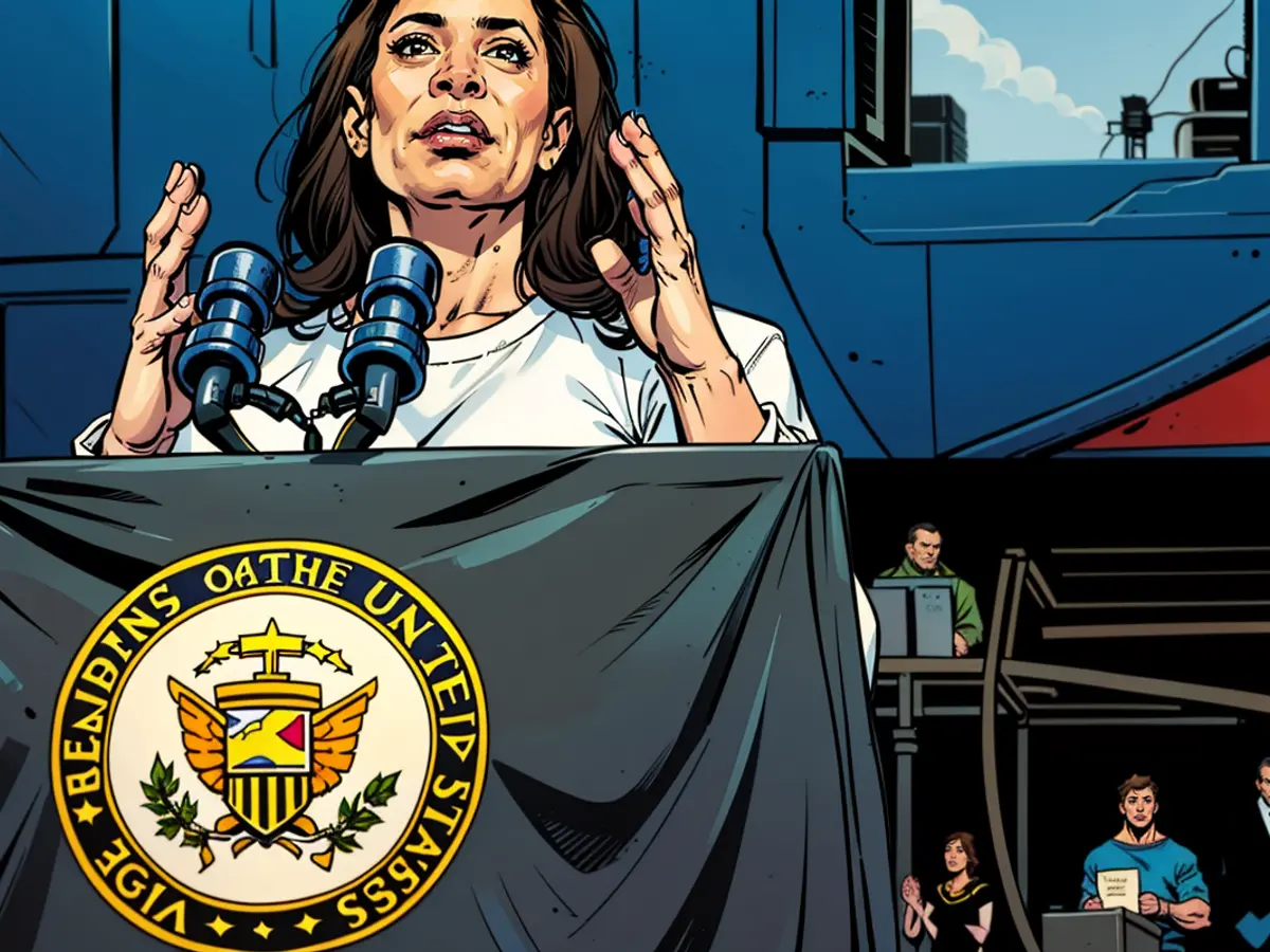 Harris has been promoting himself through interviews since securing votes from the middle class following his nomination.