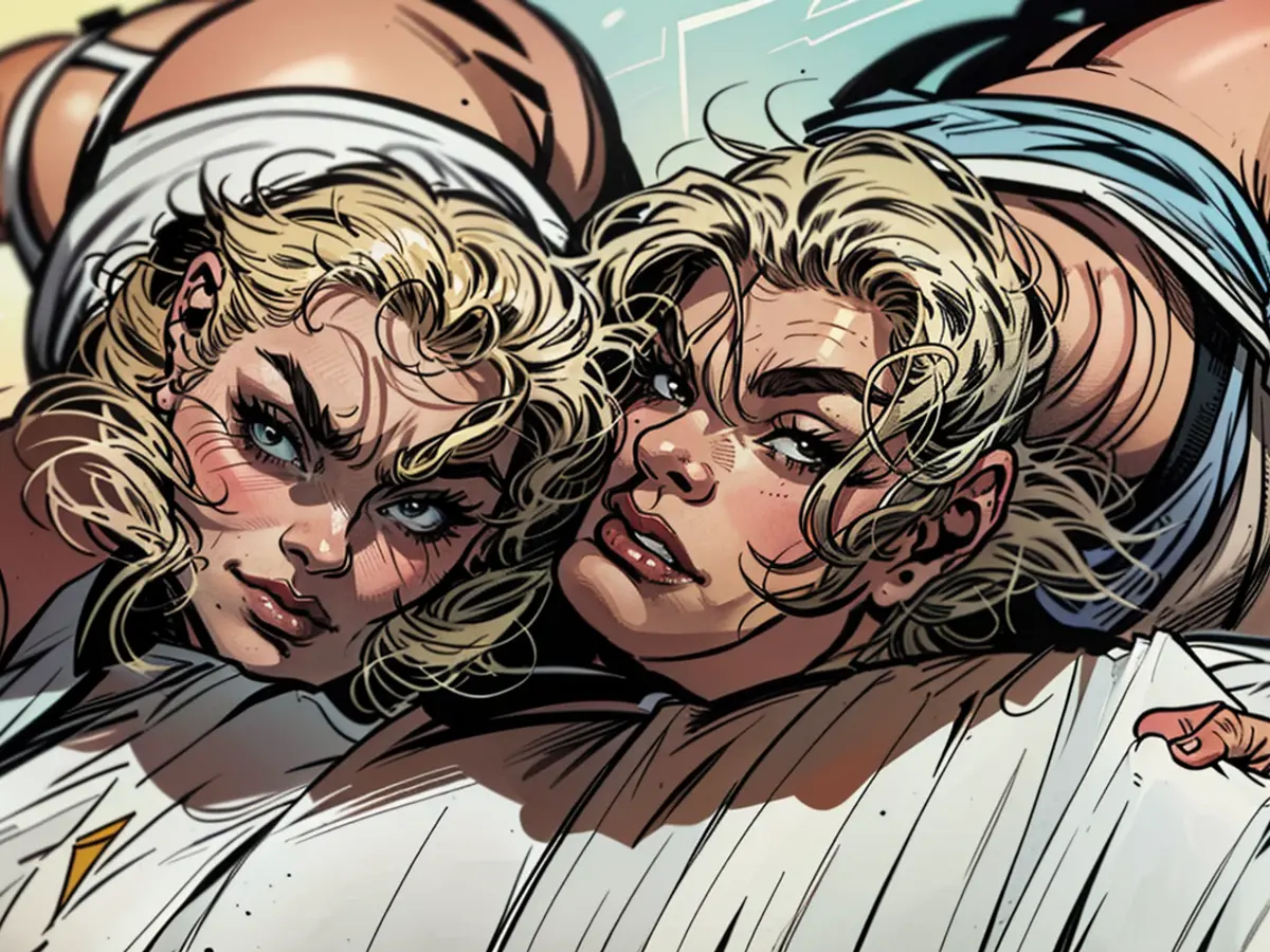 The Berlin Zoo houses two female panda cubs.