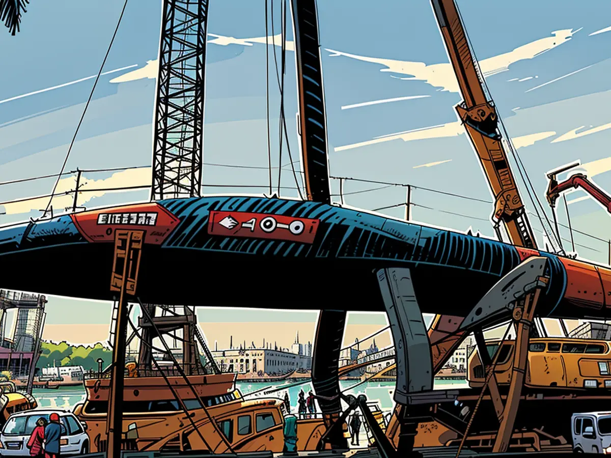 New Zealand's luxurious yacht, Taihoro, experiences a 20-foot plunge.