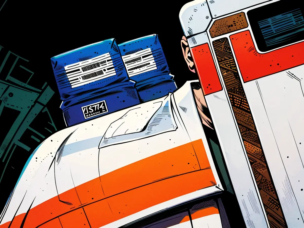 Elderly man, aged 76, experiences minor injuries following collision with a truck.