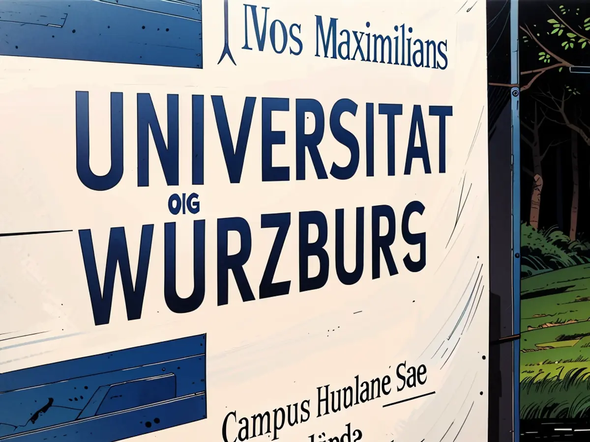 The educational institution situated in Würzburg undergoes evacuation following a menacing telephone warning.